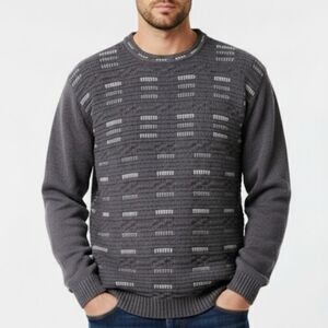 Vintage Arnold Palmer Wool Blend Sweater Mens Medium Knit 80s‎ Grandpa Textured